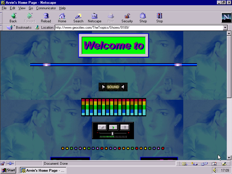 GeoCities Area51 in 1997 - Web Design Museum