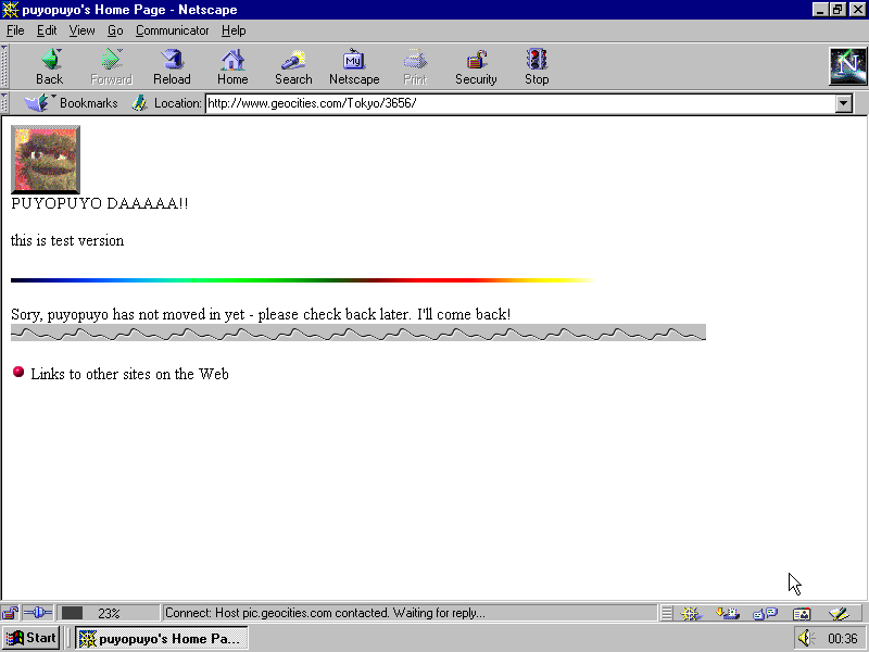 GeoCities Area51 in 1997 - Web Design Museum